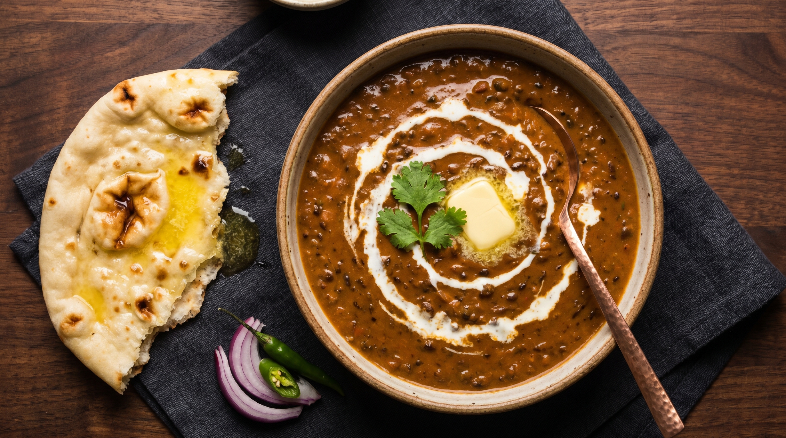 Dal Makhani and Butter Naan