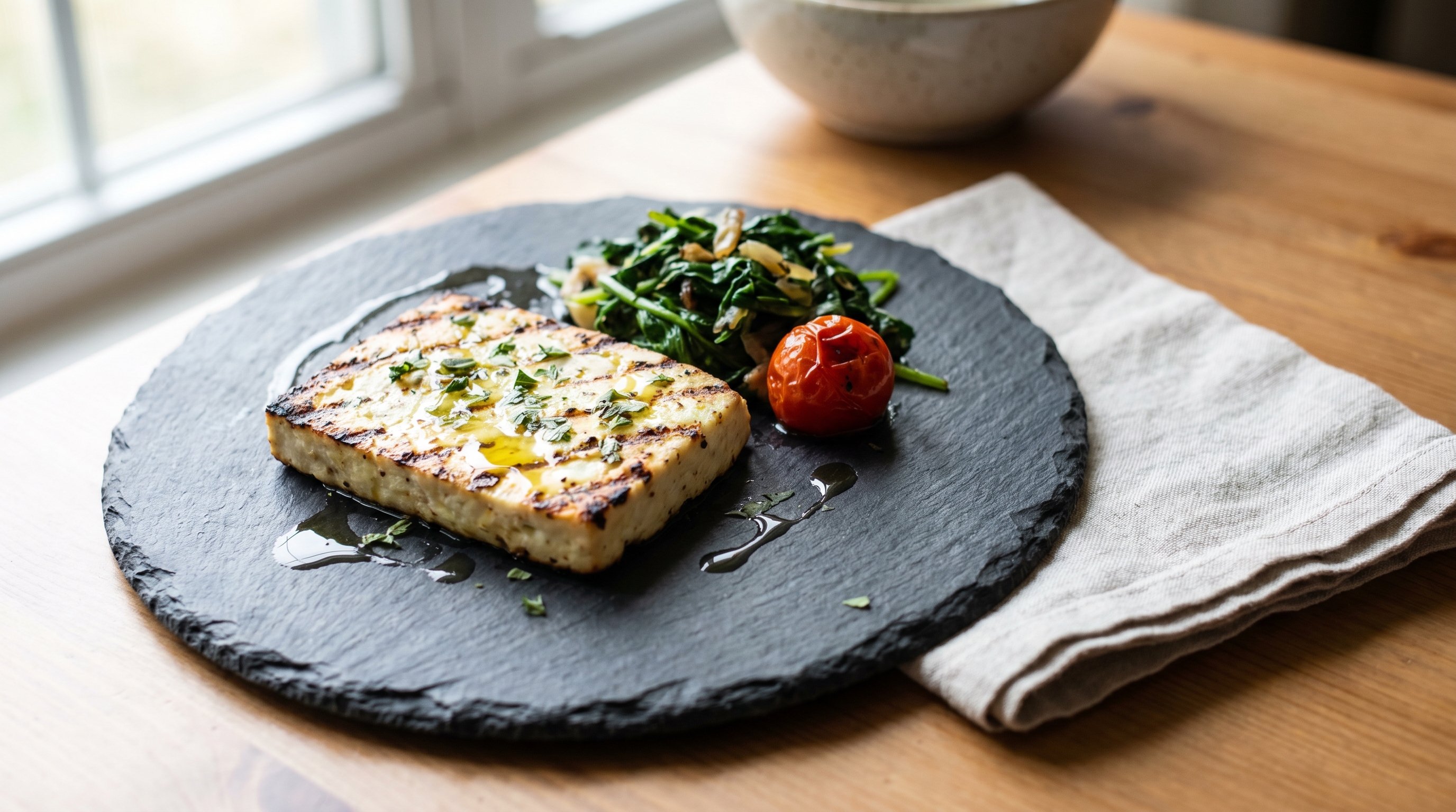 Grilled Cottage Cheese Steak